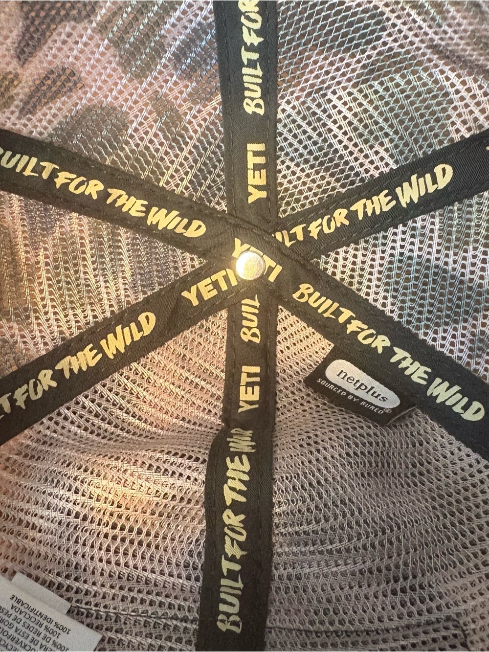 YETI Built For The Wild Trucker Hat Leopard Camo Green Brim Snapback Mesh OS - Picture 7 of 7